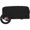 Cykelvagn svart 30 kg järn vidaXL 122 x 52.5 x 42.5 cm – miniatyr 7