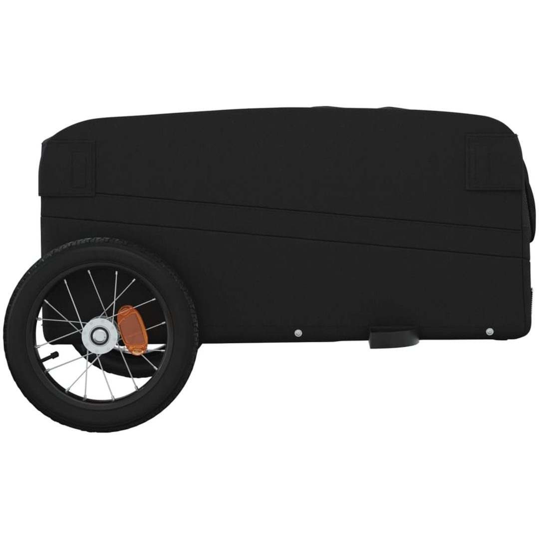 Cykelvagn svart 30 kg järn vidaXL 122 x 52.5 x 42.5 cm – bild 7