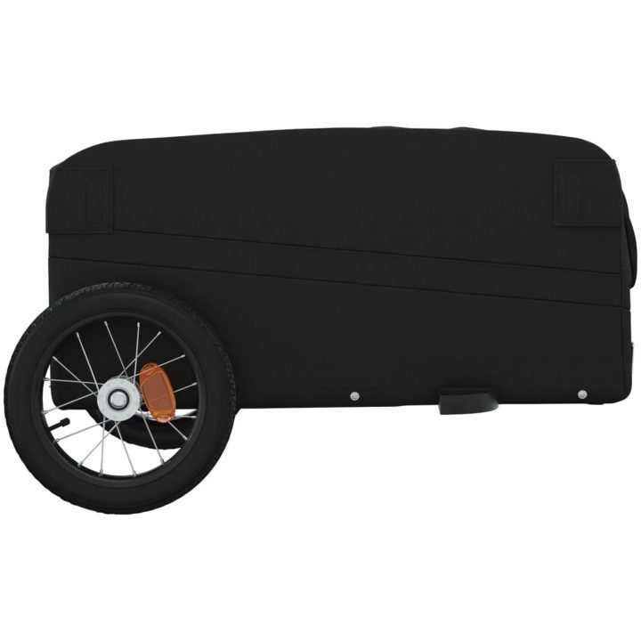Cykelvagn svart 30 kg järn vidaXL 122 x 52.5 x 42.5 cm – bild 7