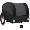 Cykelvagn svart 45 kg järn vidaXL 63 x 126 x 63 cm – miniatyr 4