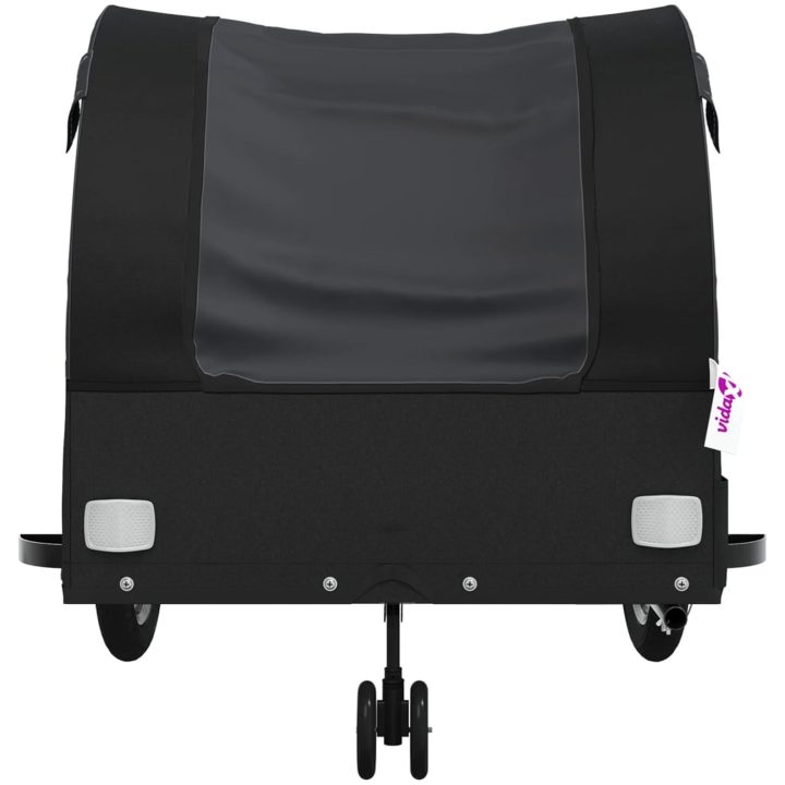 Cykelvagn svart 45 kg järn vidaXL 63 x 126 x 63 cm – bild 6