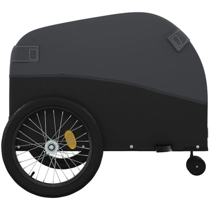 Cykelvagn svart 45 kg järn vidaXL 63 x 126 x 63 cm – bild 7
