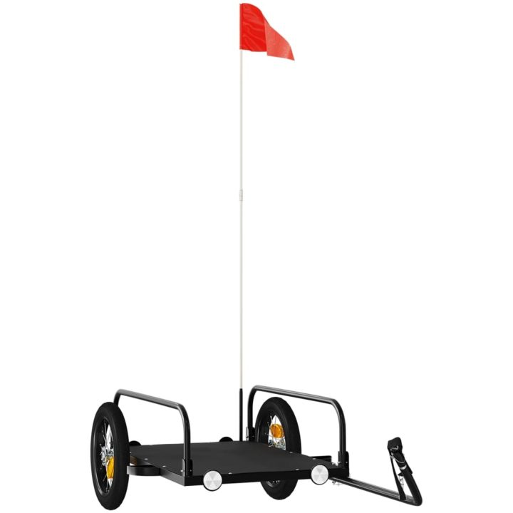 Cykelvagn svart järn vidaXL 122 x 53 x 31 cm – bild 2