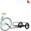 Cykelvagn svart järn vidaXL 122 x 53 x 31 cm – miniatyr 3