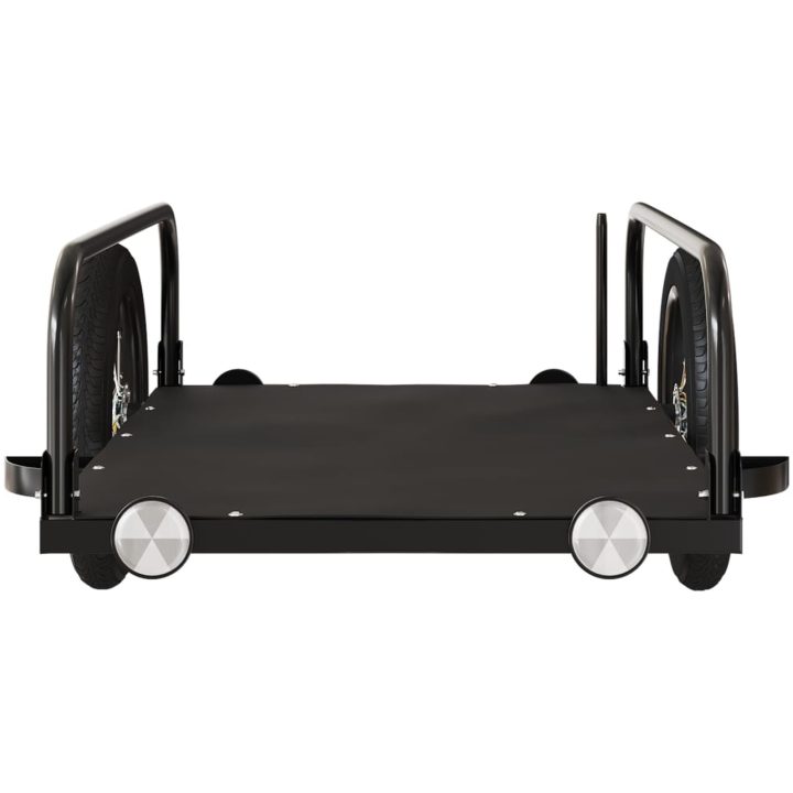 Cykelvagn svart järn vidaXL 122 x 53 x 31 cm – bild 5