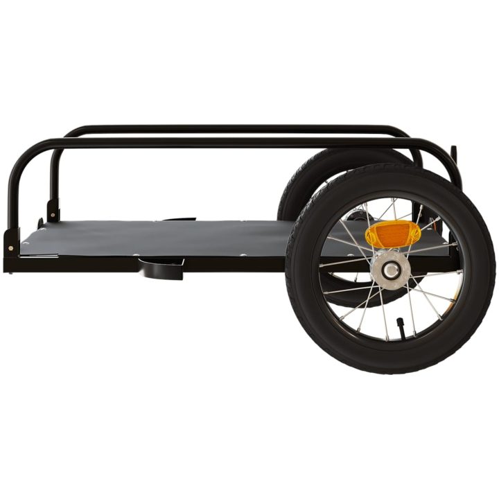 Cykelvagn svart järn vidaXL 122 x 53 x 31 cm – bild 6