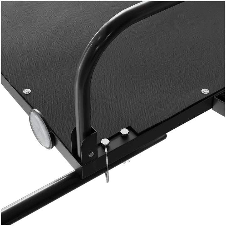 Cykelvagn svart järn vidaXL 122 x 53 x 31 cm – bild 8