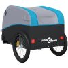 Cykelvagn svart och blå 30 kg järn vidaXL 52 x 123 x 53 cm – miniatyr 8
