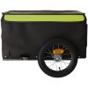 Cykelvagn svart och grön 30 kg järn vidaXL 120 x 54 x 44 cm – miniatyr 7