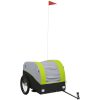 Cykelvagn svart och grön 45 kg järn vidaXL 126 x 63 x 63 cm – miniatyr 2
