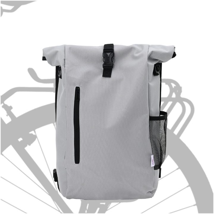 Cykelväska för cykelställ 20 L Grå 31x13x58 cm vidaXL Medium – bild 2