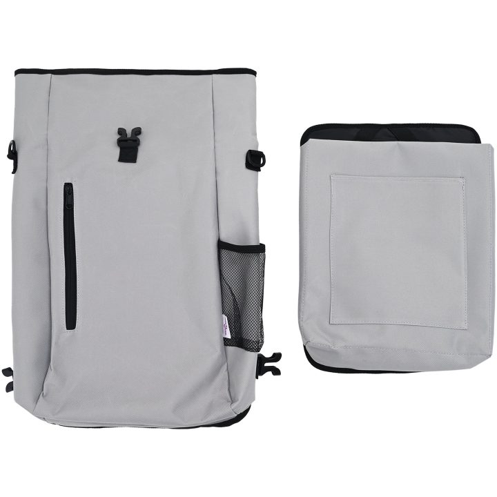 Cykelväska för cykelställ 20 L Grå 31x13x58 cm vidaXL Medium – bild 7