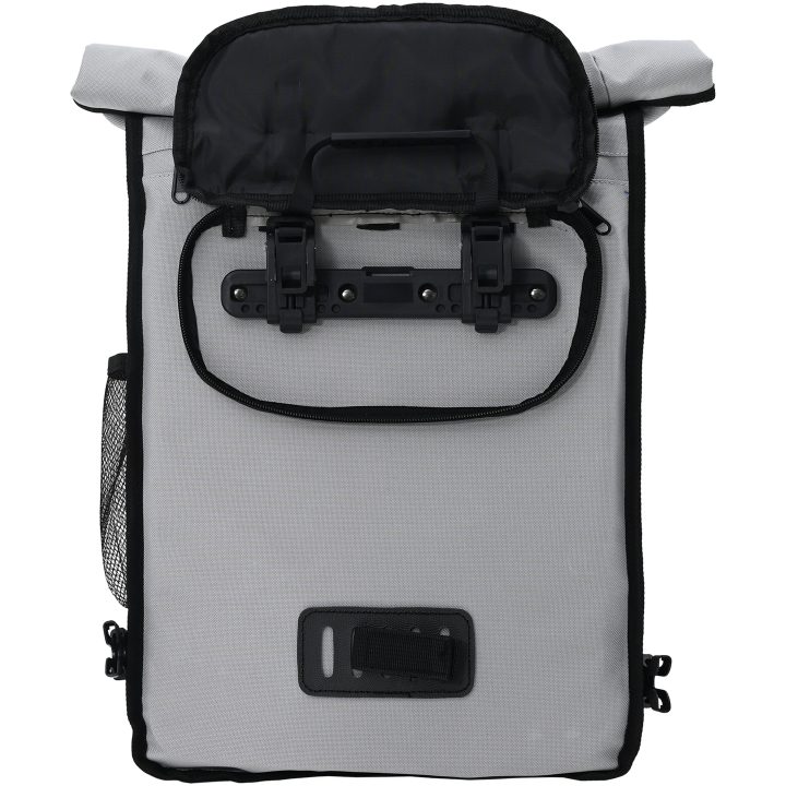 Cykelväska för cykelställ 20 L Grå 31x13x58 cm vidaXL Medium – bild 9