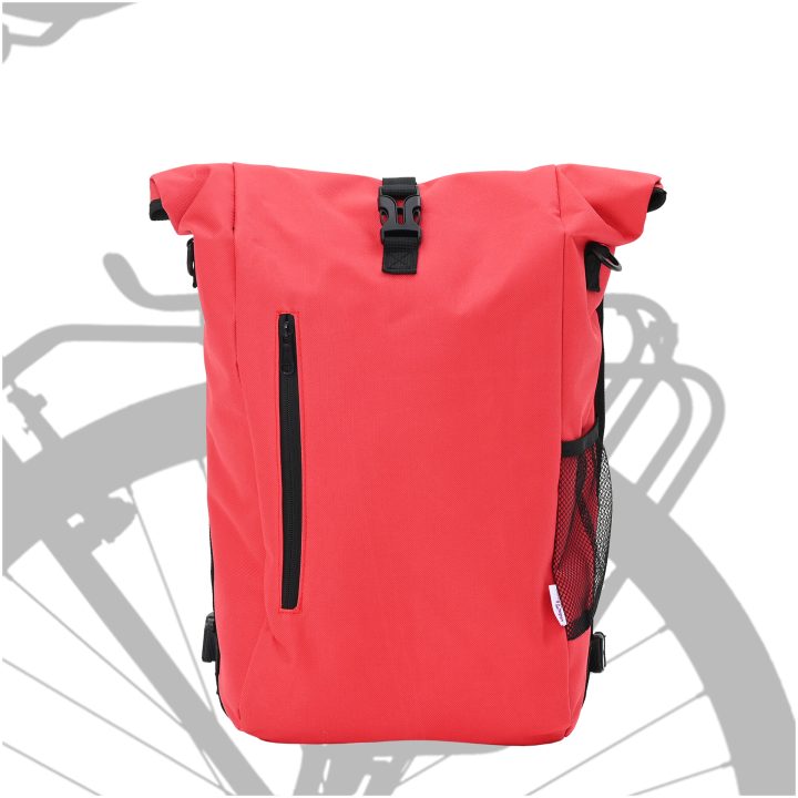 cykelväska för packhållare 20 L Röd 31x13x58 cm vidaXL Medium – bild 2