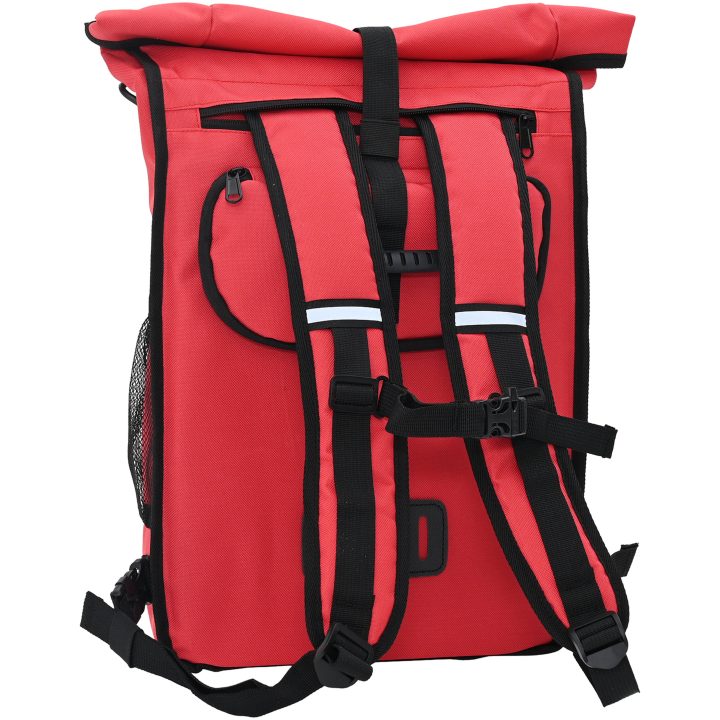 cykelväska för packhållare 20 L Röd 31x13x58 cm vidaXL Medium – bild 8