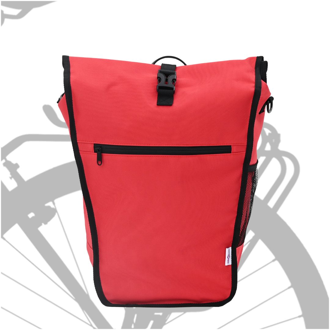 Cykelväska för Packrack 20 L Röd 34x16x59 cm vidaXL Medium – bild 2
