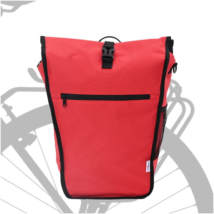 Cykelväska för Packrack 20 L Röd 34x16x59 cm vidaXL Medium – bild 2
