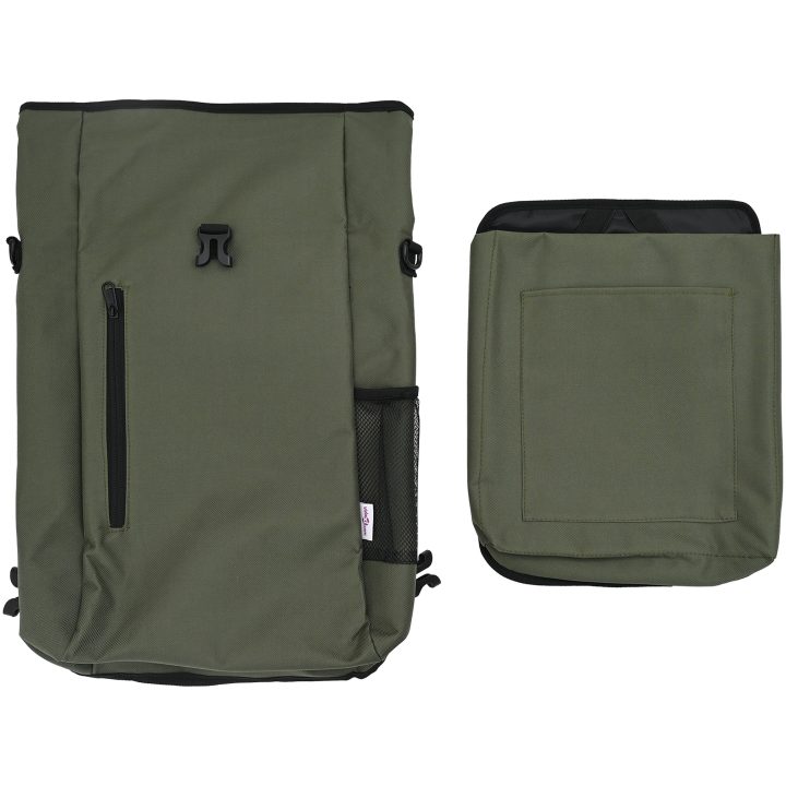 cykelväska för packvagn 20 L Olivgrön 31x13x58 cm vidaXL Standard – bild 7