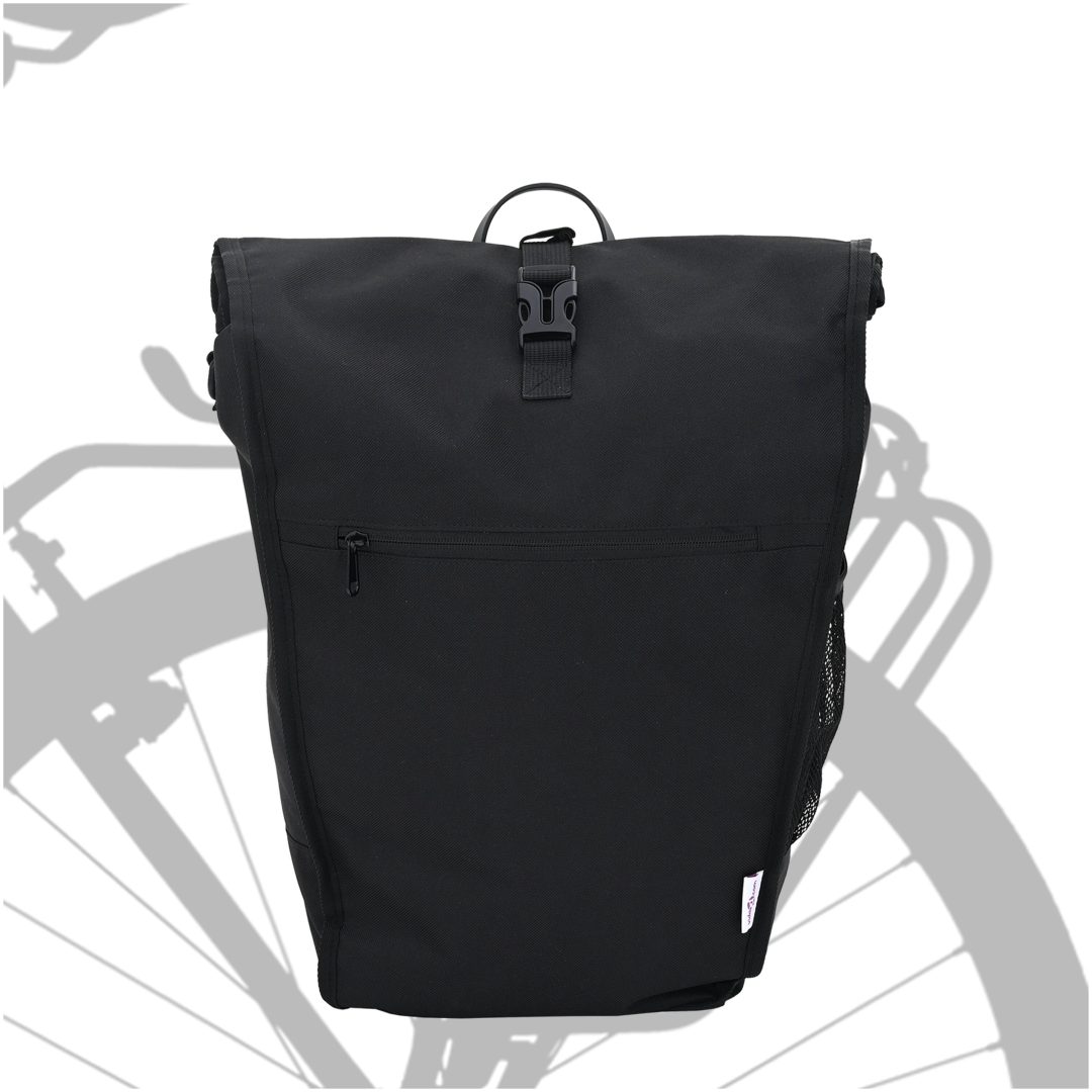 Cykelväska för Packvagn 20L Svart 34x16x59 cm vidaXL Medium – bild 2