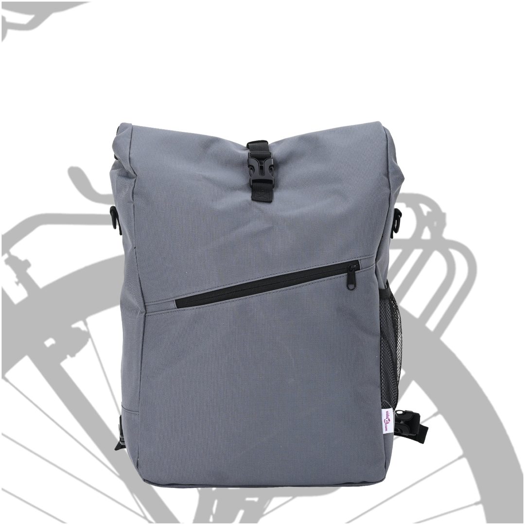 cykelväska för packvagn 25 L Grå 33x16x48 cm vidaXL Medium – bild 3