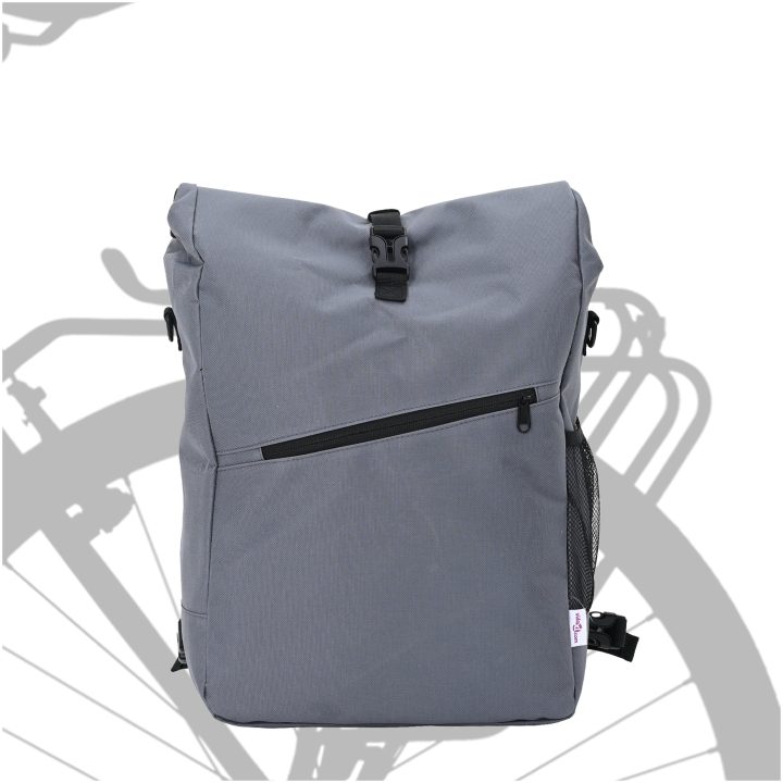 cykelväska för packvagn 25 L Grå 33x16x48 cm vidaXL Medium – bild 3