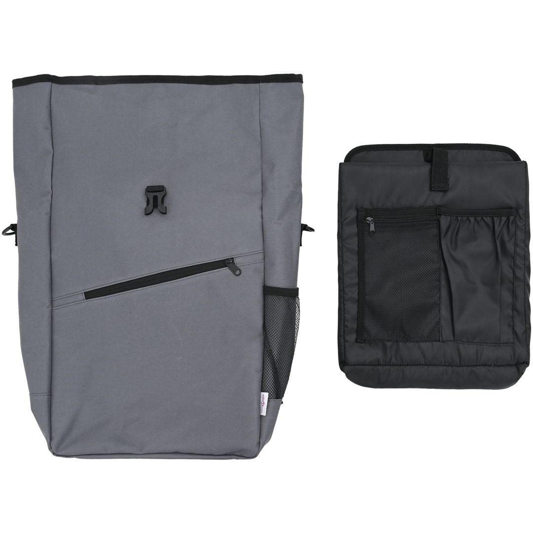cykelväska för packvagn 25 L Grå 33x16x48 cm vidaXL Medium – bild 6