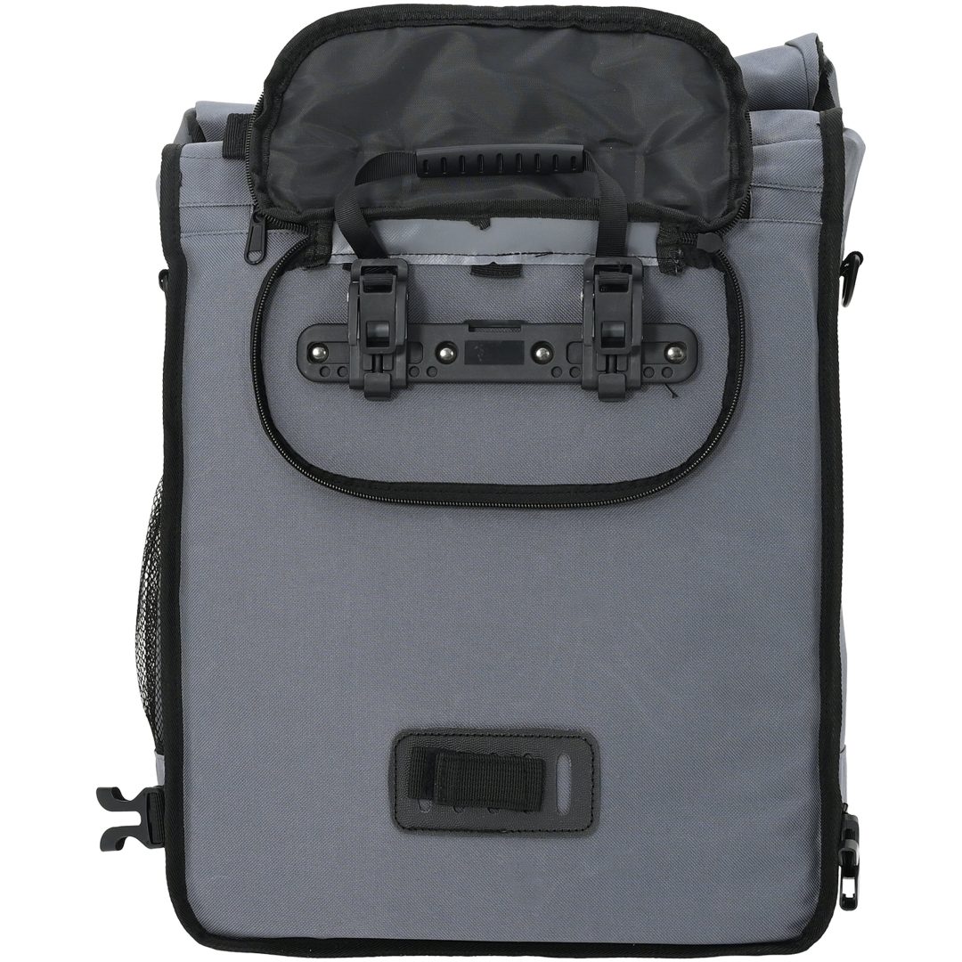cykelväska för packvagn 25 L Grå 33x16x48 cm vidaXL Medium – bild 8