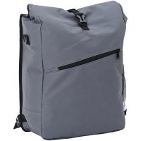 cykelväska för packvagn 25 L Grå 33x16x48 cm vidaXL
