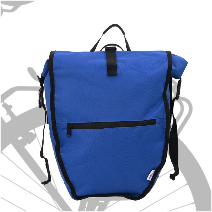 cykelväska för pakethållare 25 L Blå 32.5x17x57 cm vidaXL Medium – bild 2