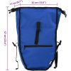 cykelväska för pakethållare 25 L Blå 32.5x17x57 cm vidaXL Medium – miniatyr 12