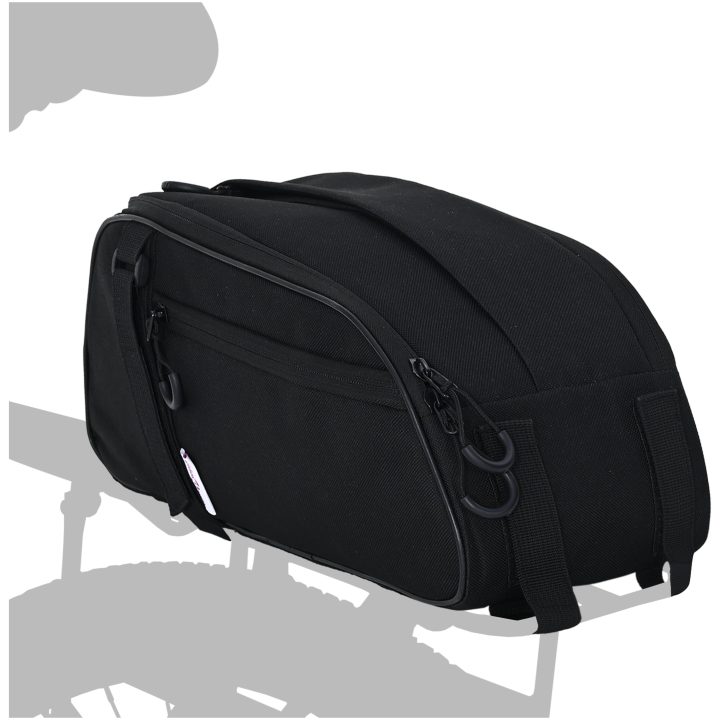 Cykelväska för Pannerrack 8 L Svart 38x16x16 cm vidaXL Medium – bild 2