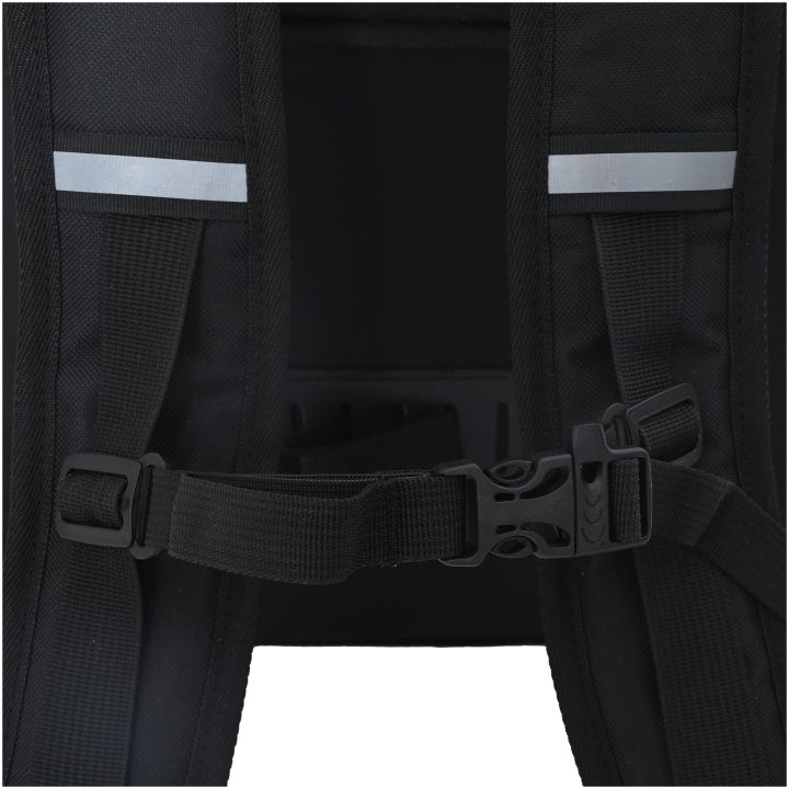 cykelväska för pannier hållare 25 L svart 33x16x48 cm vidaXL Medium – bild 11