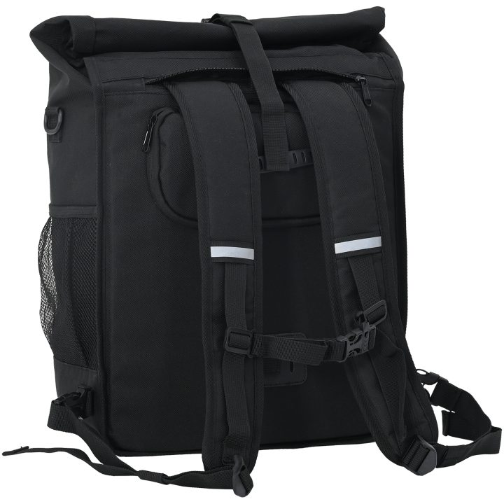 cykelväska för pannier hållare 25 L svart 33x16x48 cm vidaXL Medium – bild 5