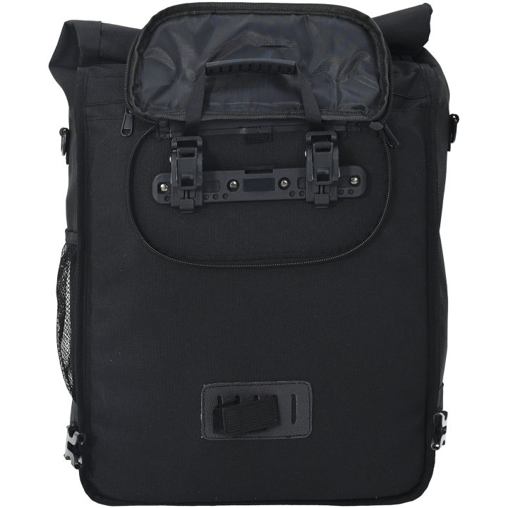 cykelväska för pannier hållare 25 L svart 33x16x48 cm vidaXL Medium – bild 9
