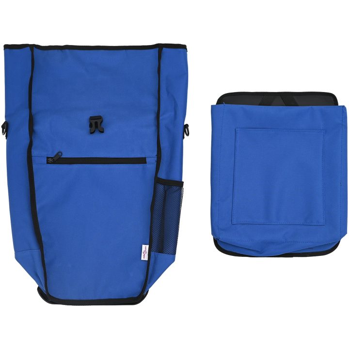 Cykelväska för Pannier Rack 20 L Blå 34x16x59 cm vidaXL Large – bild 7