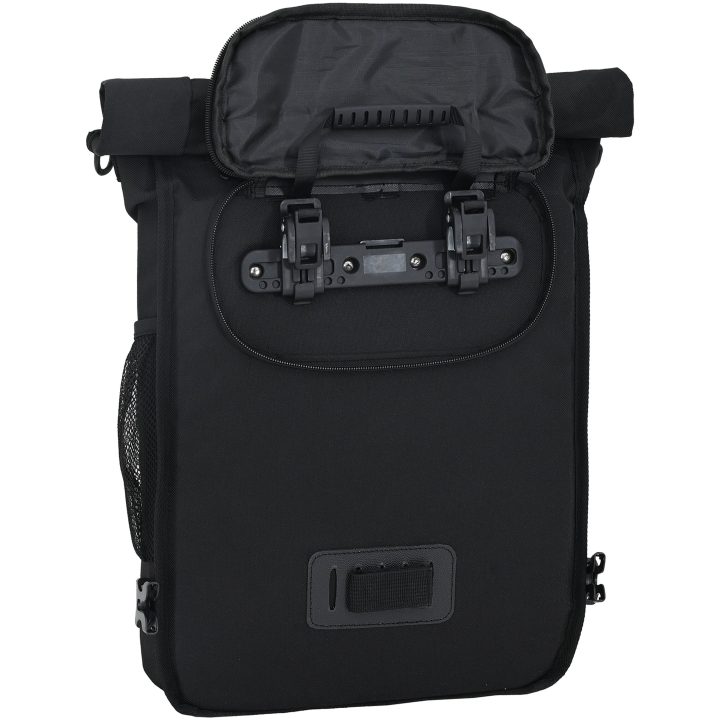 cykelväska för pannier rack 20 L svart 31x13x58 cm vidaXL Standard – bild 9