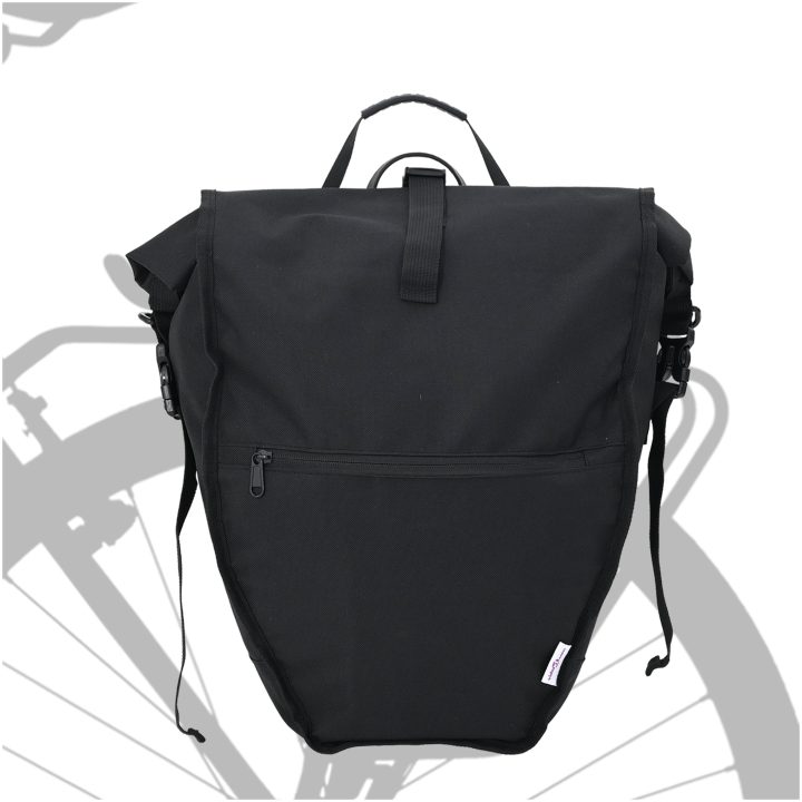 Cykelväska för Pannier Rack 25 L Svart 32.5x17x57 cm vidaXL Mediestorlek – bild 2