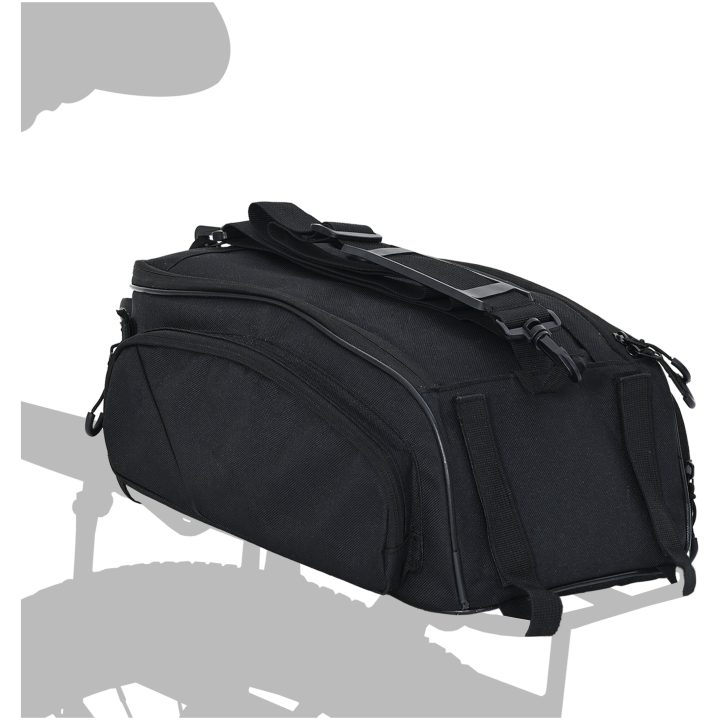 cykelväska för pannierställ 12 L Svart 38x21x16 cm vidaXL Medium – bild 2