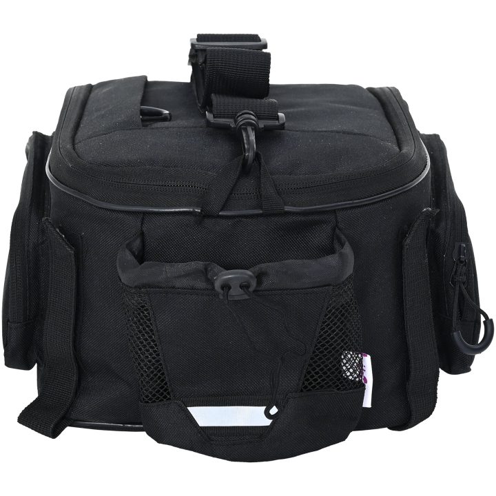 cykelväska för pannierställ 12 L Svart 38x21x16 cm vidaXL Medium – bild 5