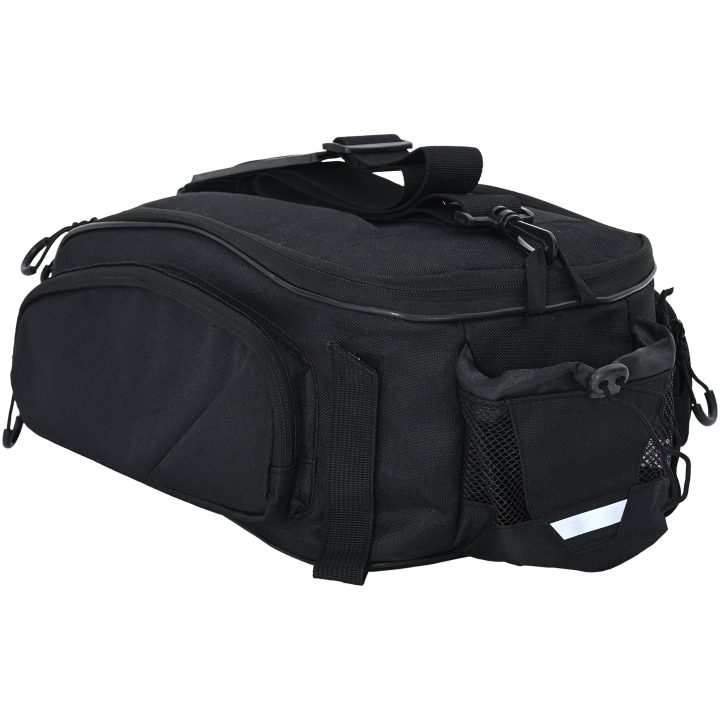 cykelväska för pannierställ 12 L Svart 38x21x16 cm vidaXL Medium – bild 8