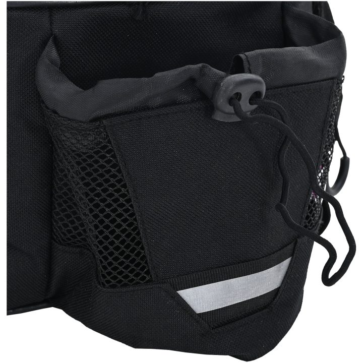 cykelväska för pannierställ 12 L Svart 38x21x16 cm vidaXL Medium – bild 9