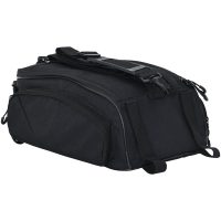 cykelväska för pannierställ 12 L Svart 38x21x16 cm vidaXL
