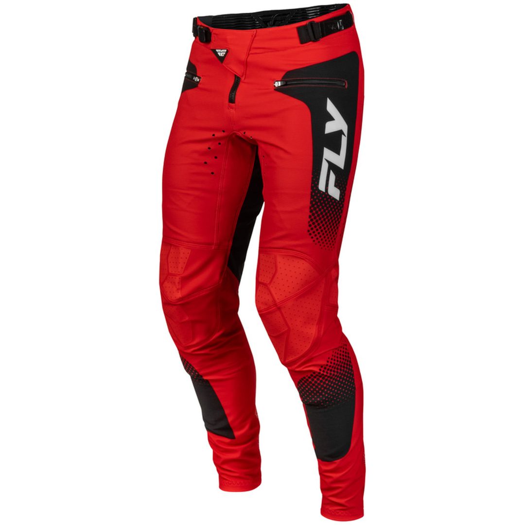 Cyklarbyxor Barn Rayce Sonar Röd Svart Vit FLY RACING 22 – bild 2