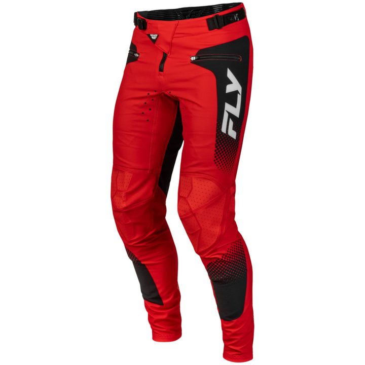 Cyklarbyxor Barn Rayce Sonar Röd Svart Vit FLY RACING 22 – bild 2