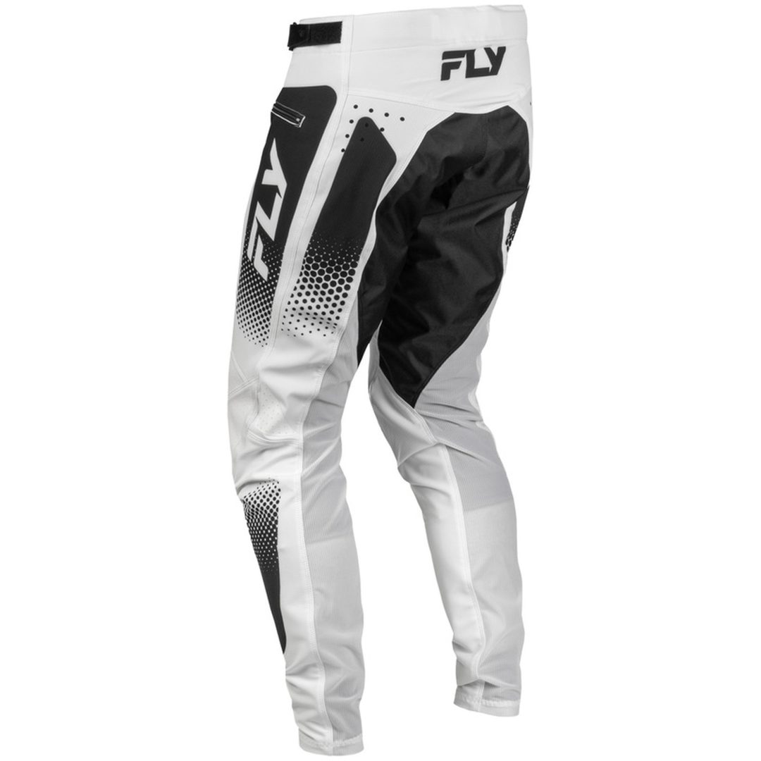 Cyklarbyxor Barn Rayce Sonar Vit Svart FLY RACING 18 – bild 4