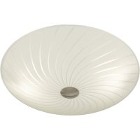 Cyklon Plafond, 34cm, Vit/stål ANETA HOME