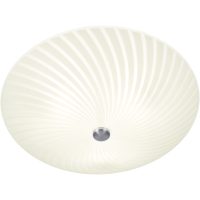 Cyklon Plafond 42cm, Vit/stål ANETA HOME