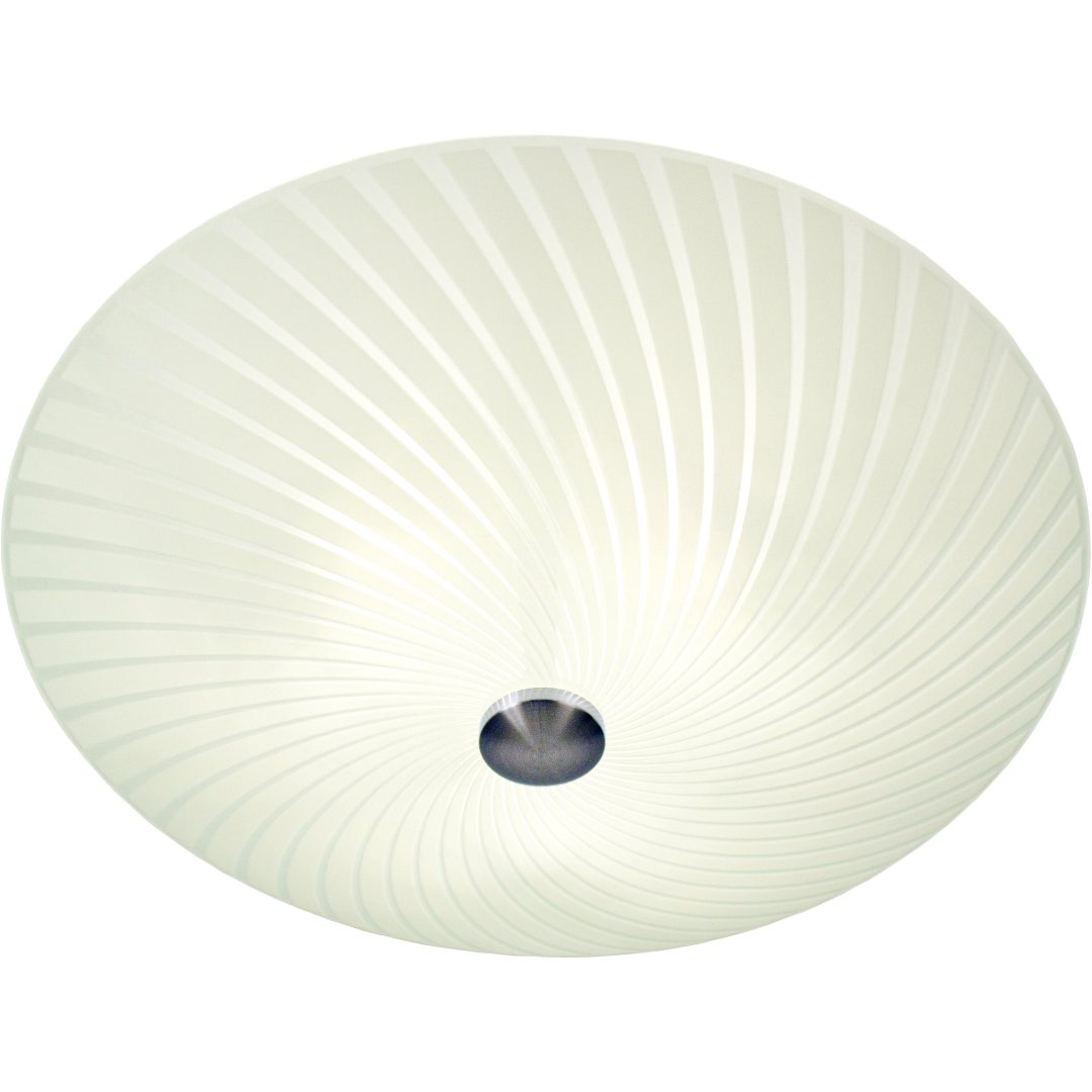 Cyklon Plafond 50cm, Vit/stål ANETA HOME Sockel E27 Vit /Stål