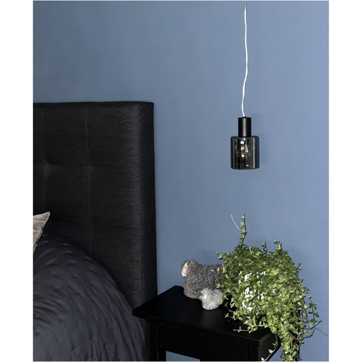Cylinder Fönsterlampa, ANETA HOME Svart /Rökgrå – bild 3