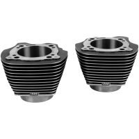 Cylinder Set - 4.32" Bore - Unhoned - Black Granite w/Highlighted Fins - M8
